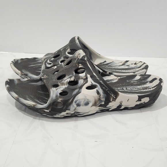 Merrell Men’s Size 8.0 Hydro Slide Camouflage Gray Rubber Comfort Sandals - Picture 2 of 7